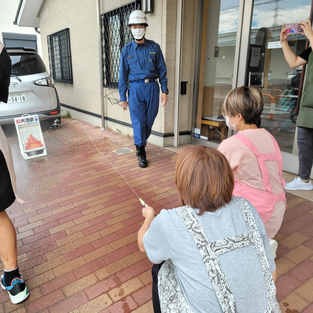 9月の行事では防災訓練と敬老会を開催いたしました。